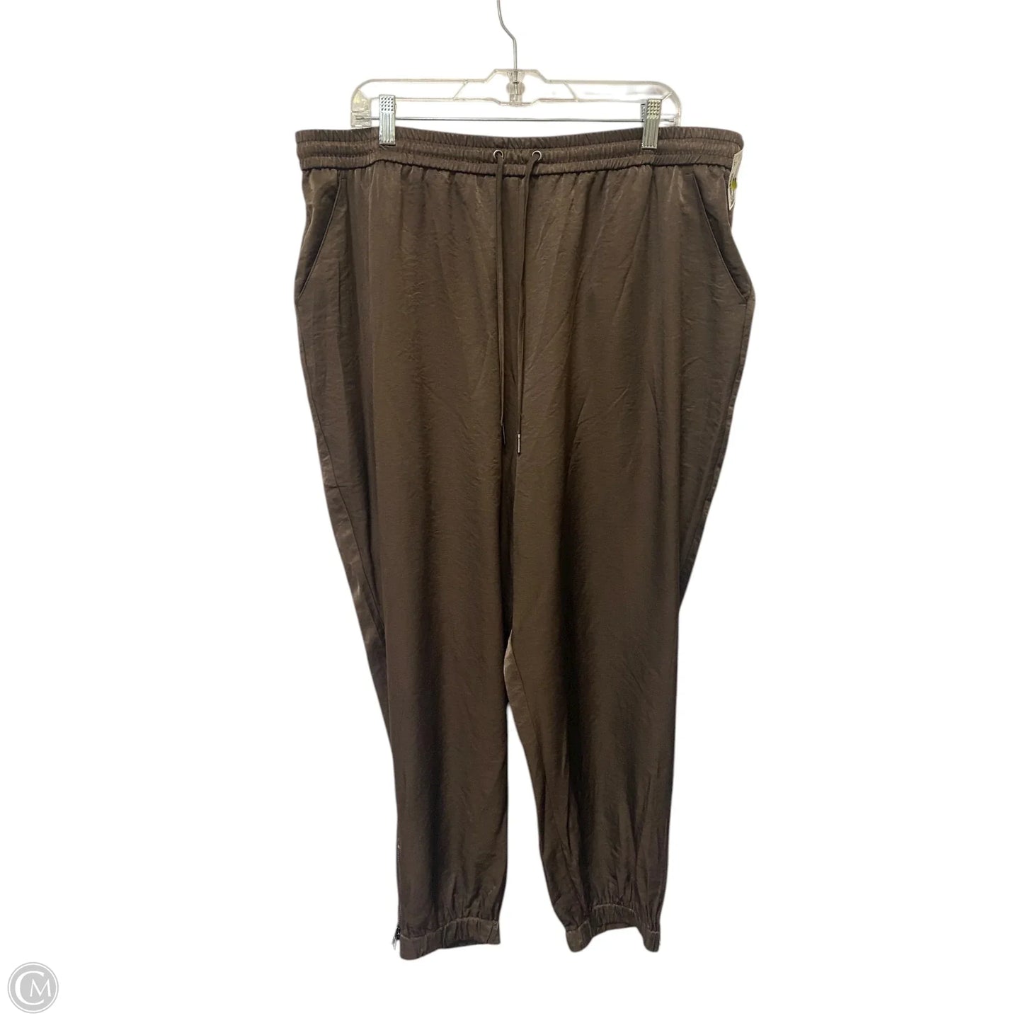 Pants Lounge By Simply Vera In Brown, Size: Xxl