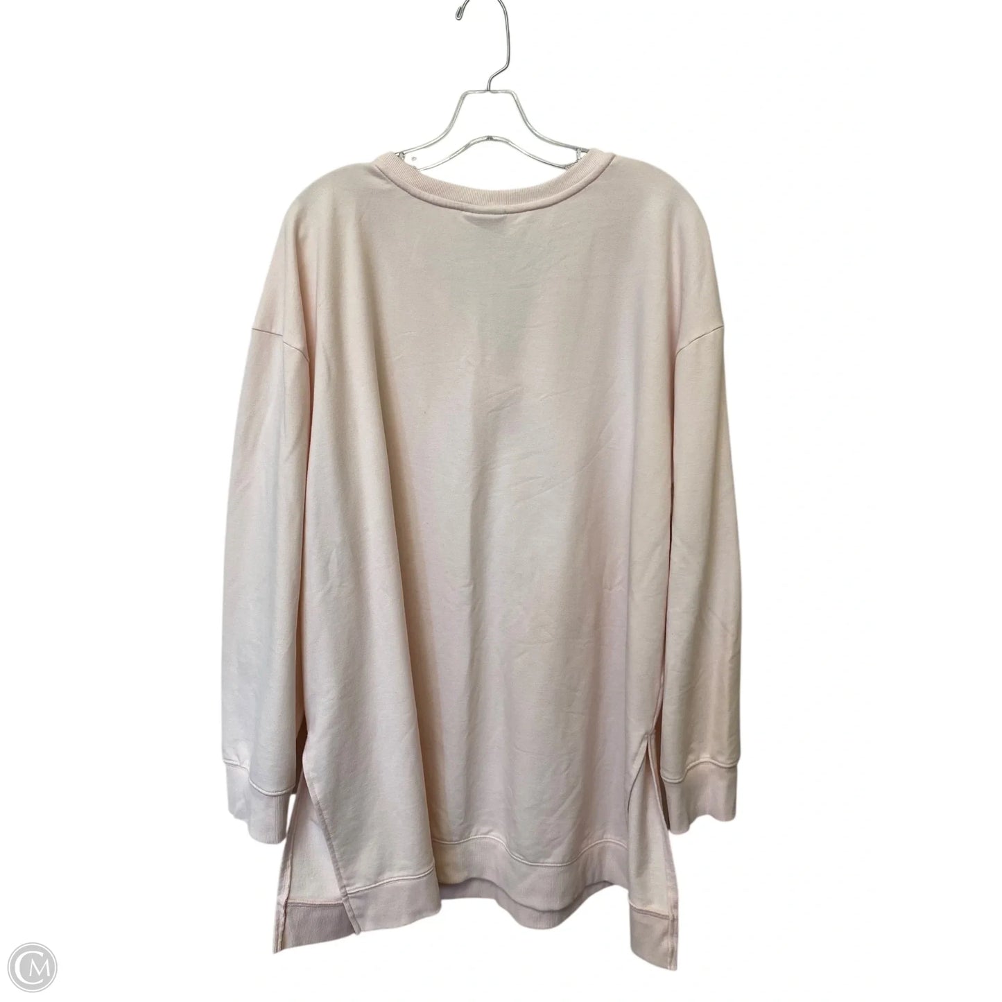 Top Long Sleeve By Ava & Viv In Pink, Size: 2x