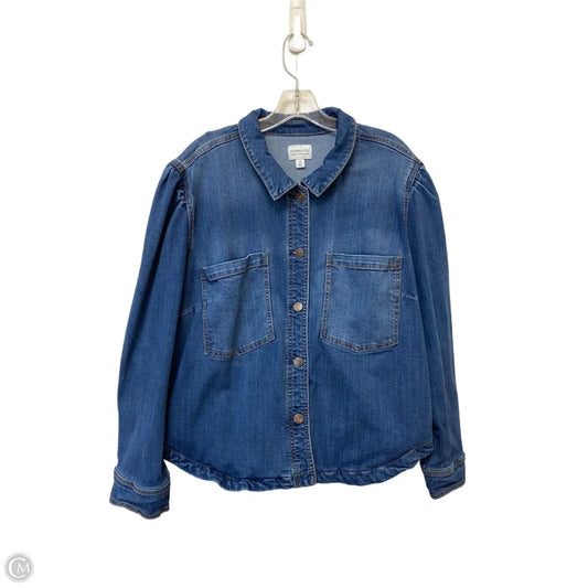 Jacket Denim By Crown And Ivy In Blue Denim, Size: 3x