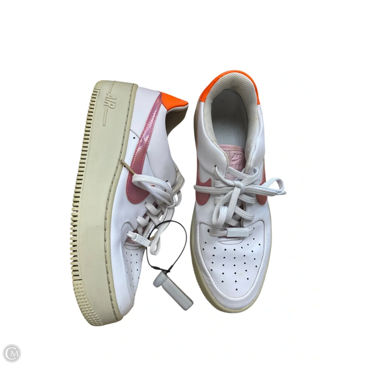 Shoes Sneakers By Nike In White, Size: 9