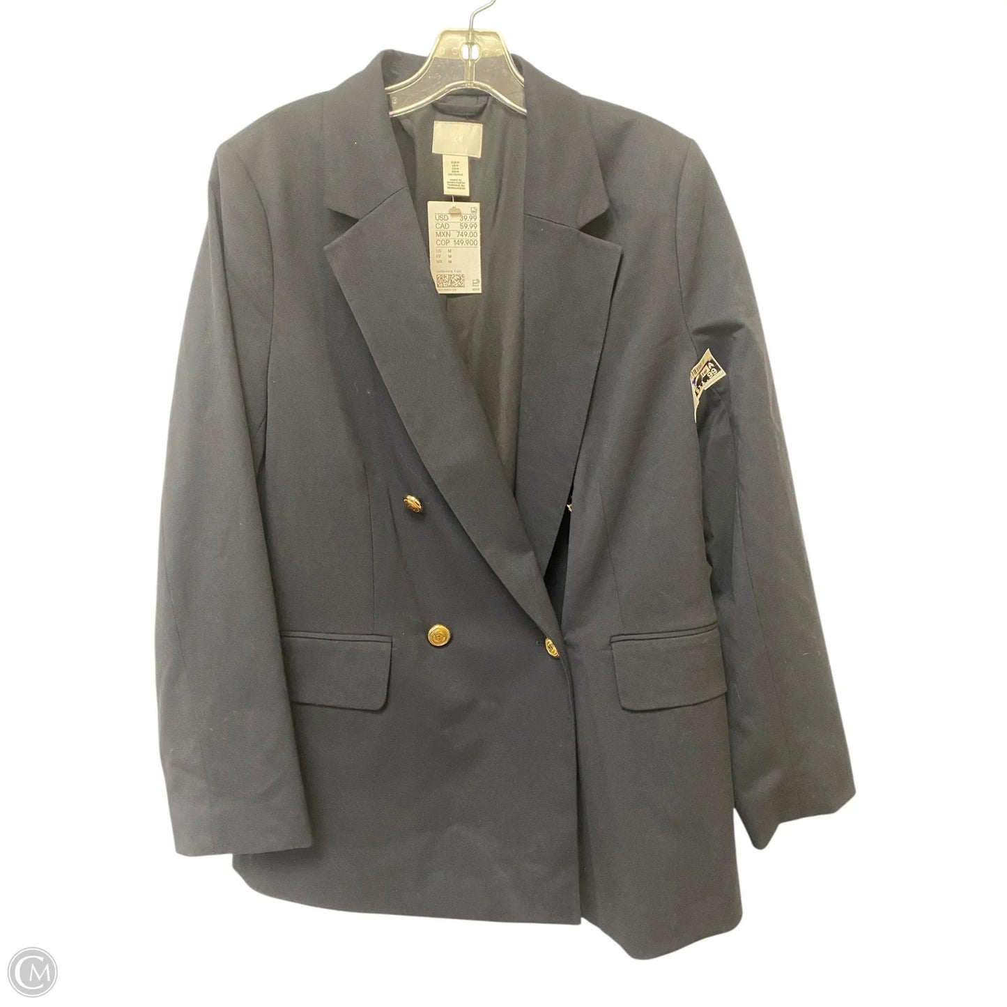 Blazer By H&m In Black, Size: M