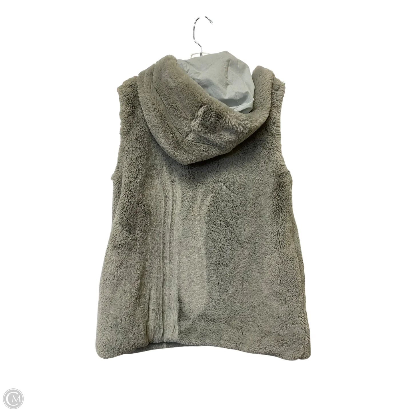 Vest Faux Fur & Sherpa By Dylan In Grey, Size: L