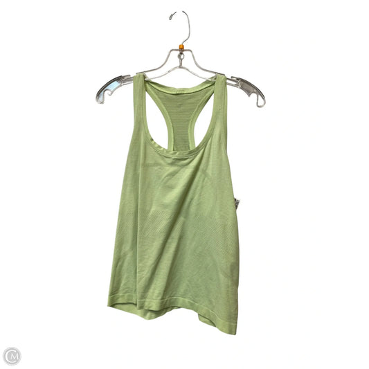 Athletic Tank Top By Lululemon In Green, Size: 12