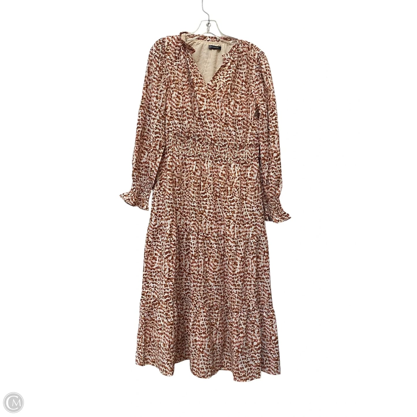 Dress Casual Maxi By Clothes Mentor In Orange, Size: L
