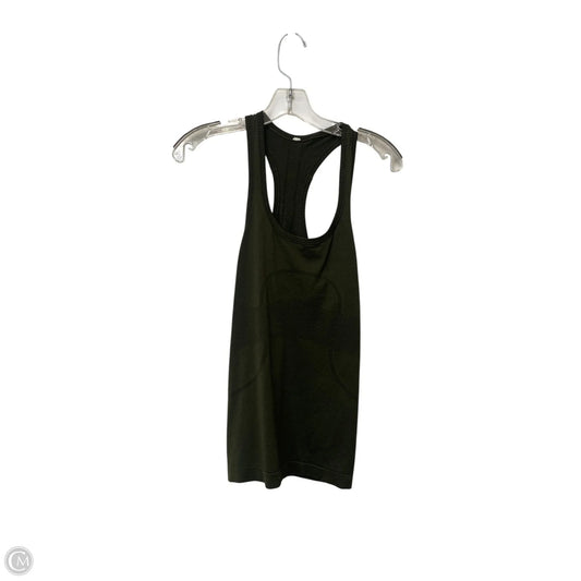 Athletic Tank Top By Lululemon In Green, Size: 6