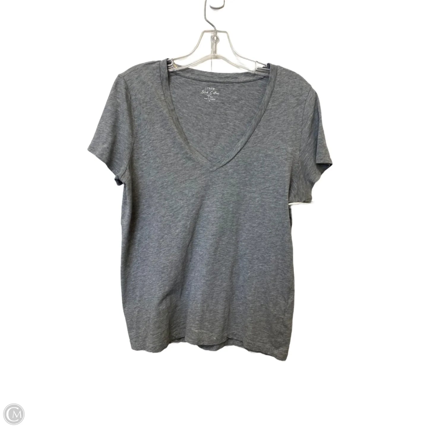 Top Short Sleeve Basic By J. Crew In Grey, Size: L