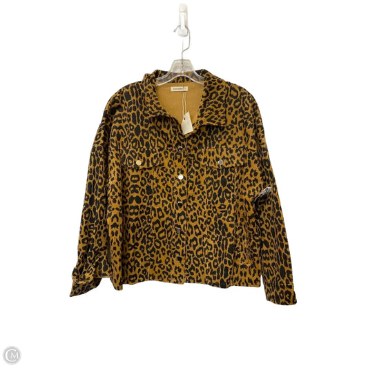 Jacket Other By Clothes Mentor In Animal Print, Size: L