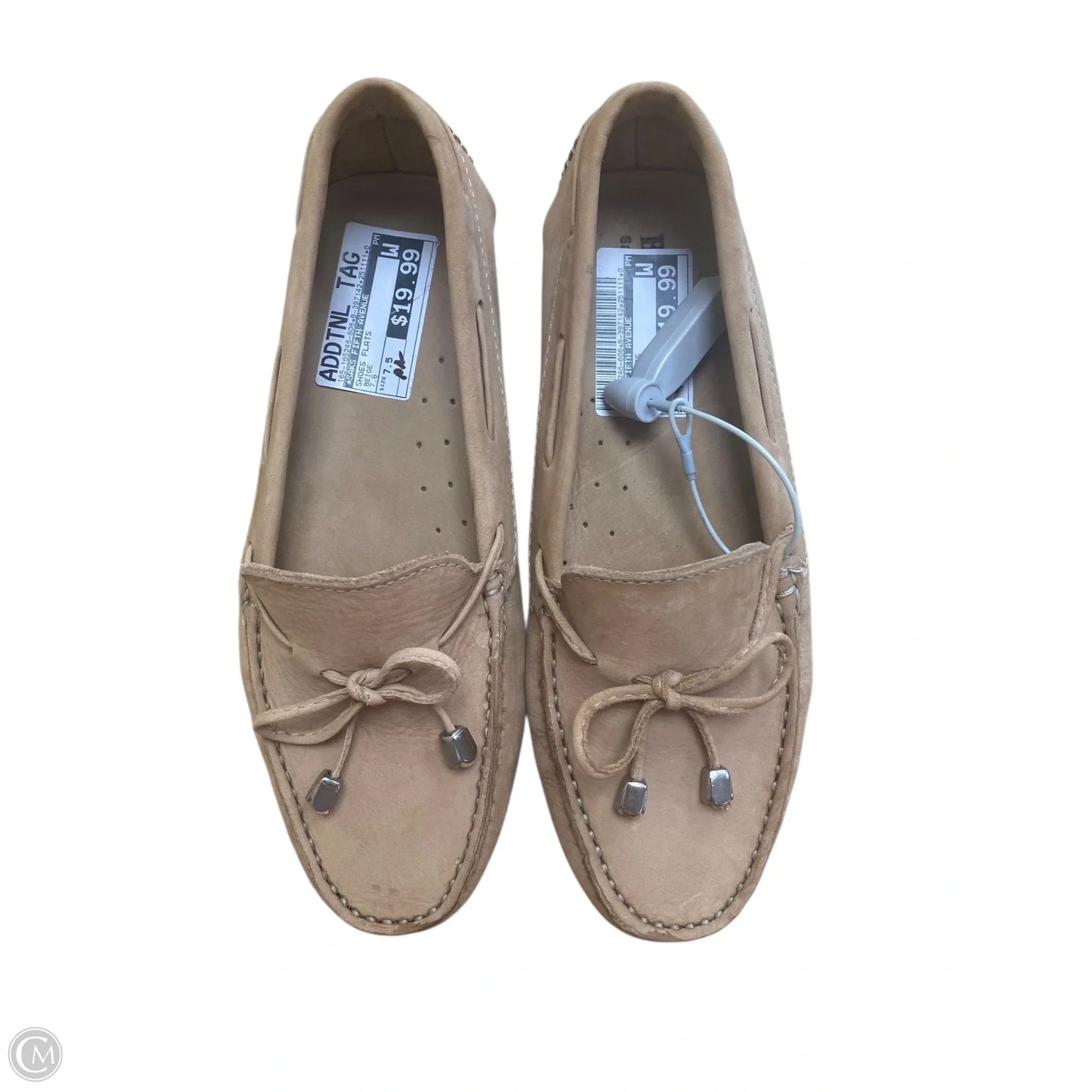 Shoes Flats By Saks Fifth Avenue In Beige, Size: 7.5