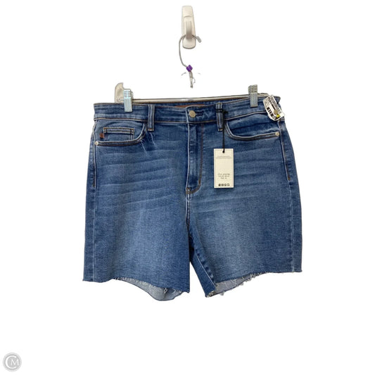 Shorts By Judy Blue In Blue Denim, Size: Xl