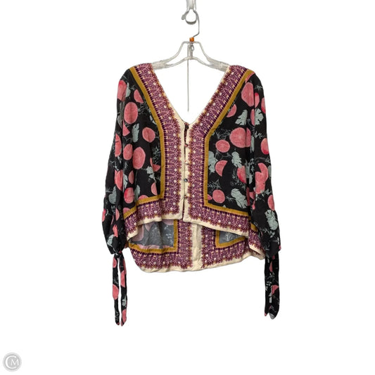 Top Long Sleeve By Free People In Multi-colored, Size: M