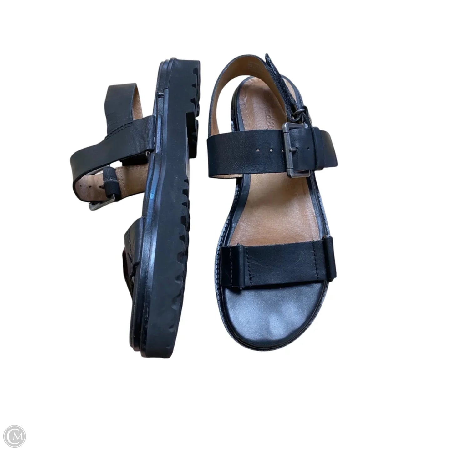 Sandals Flats By Madewell In Black, Size: 6.5