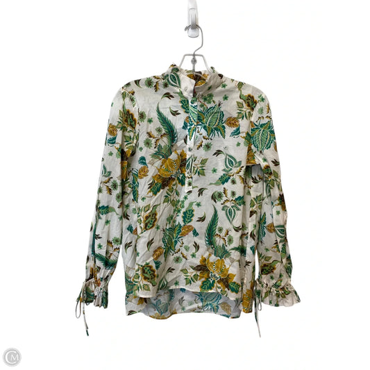 Top Long Sleeve By Antonio Melani In Multi-colored, Size: Xs