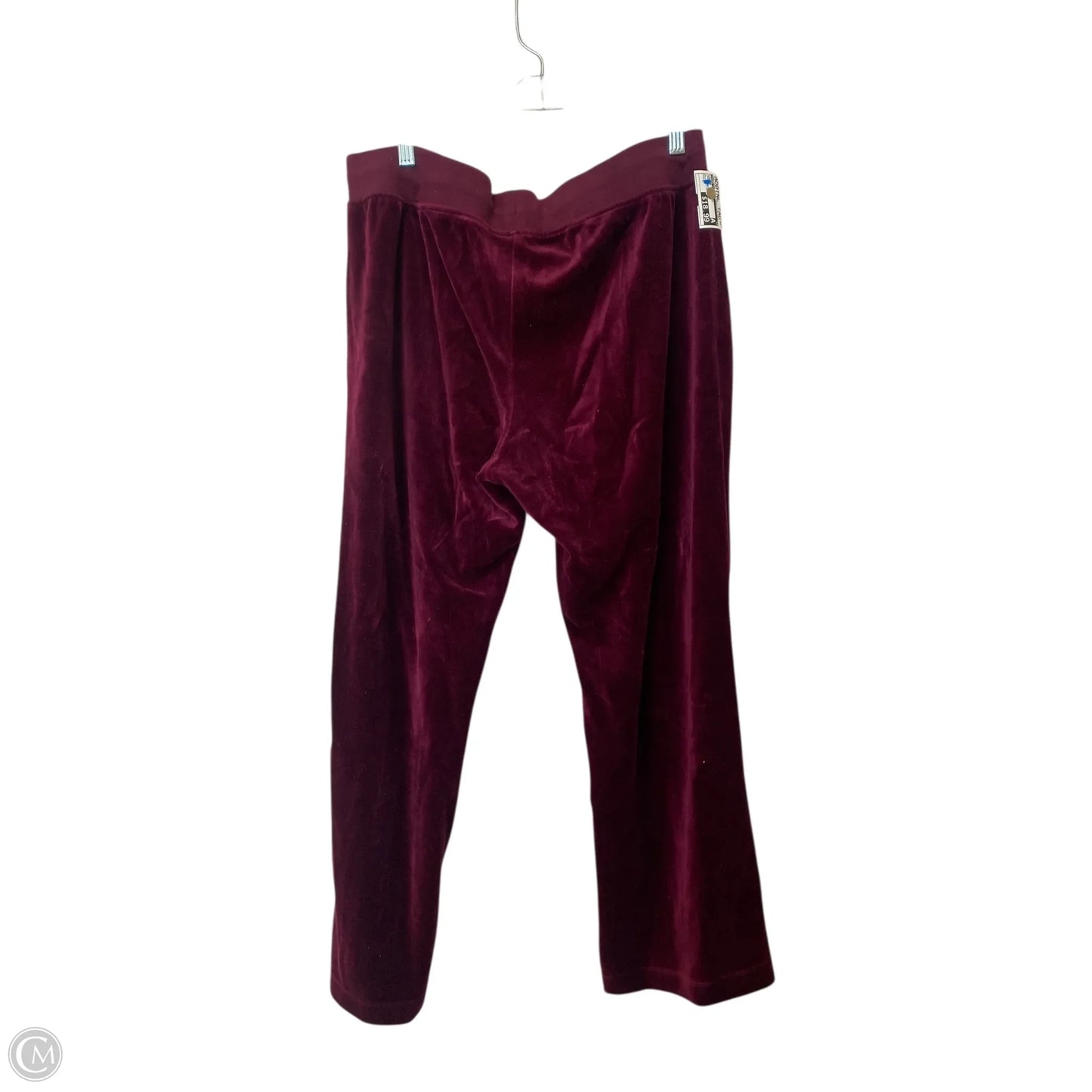 Lounge Set Pants By Made For Life In Maroon, Size: L