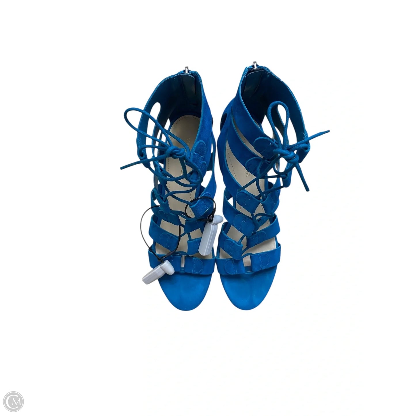 Shoes Heels Block By Marc Fisher In Blue, Size: 9