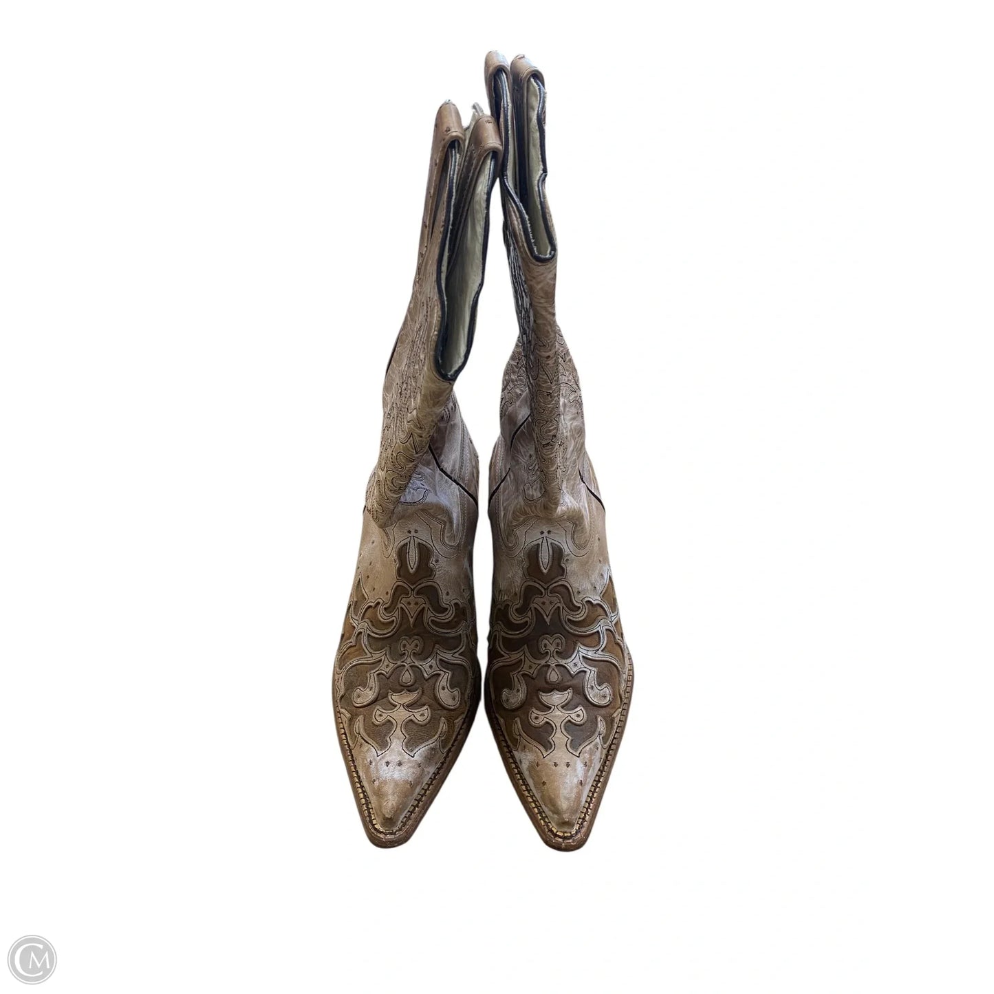 Boots Leather By Cma In Brown, Size: 11