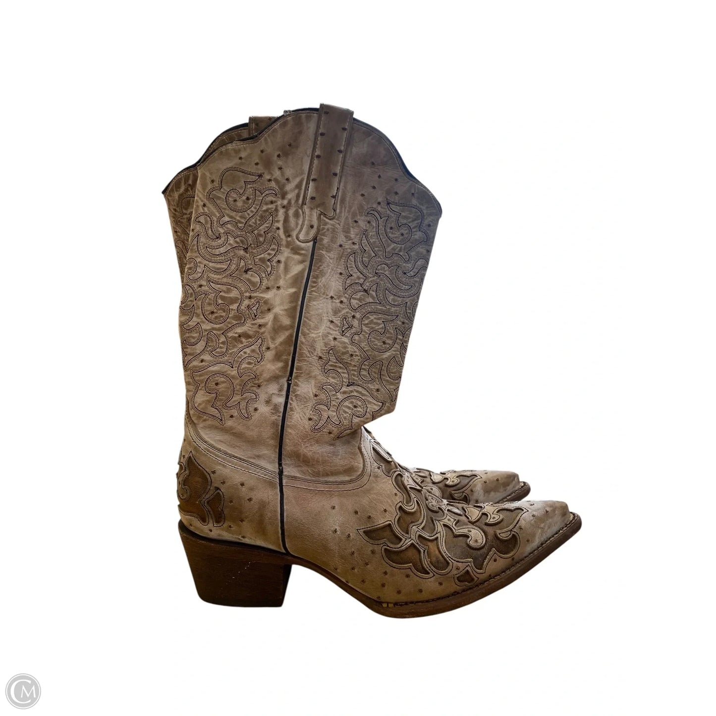 Boots Leather By Cma In Brown, Size: 11