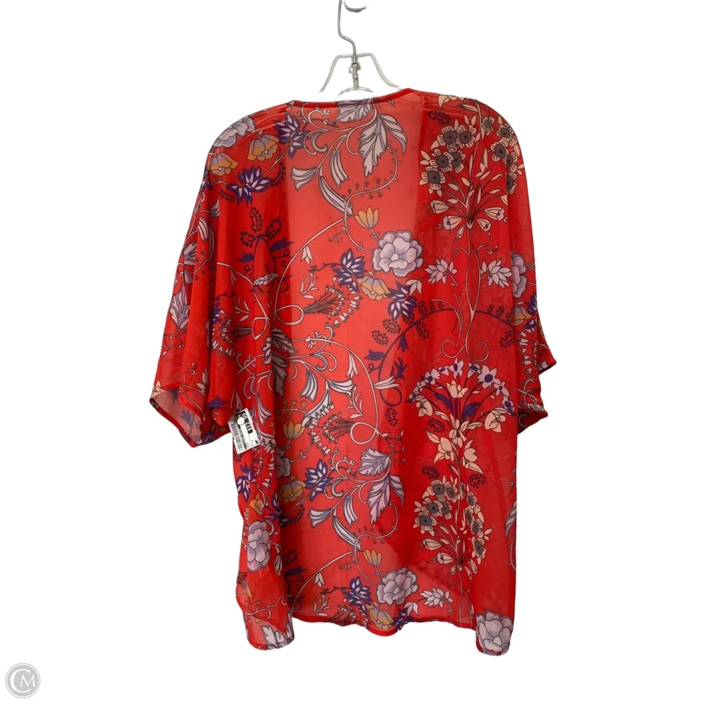 Shawl By Clothes Mentor In Red, Size: S