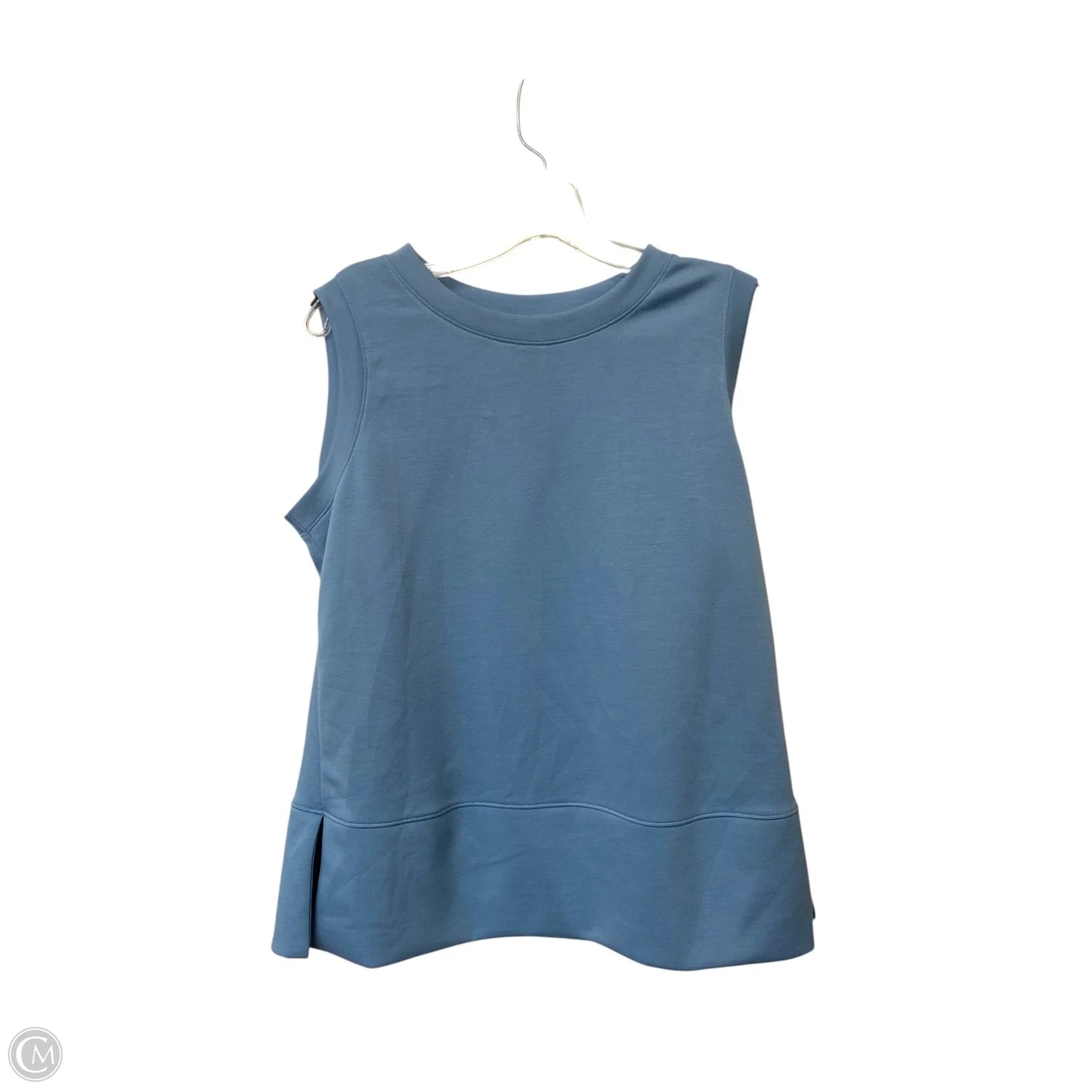 Top 2pc Short Sleeve By Clothes Mentor In Blue, Size: M