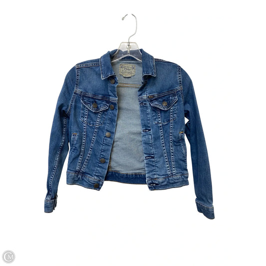 Jacket Denim By Ralph Lauren In Blue Denim, Size: 10