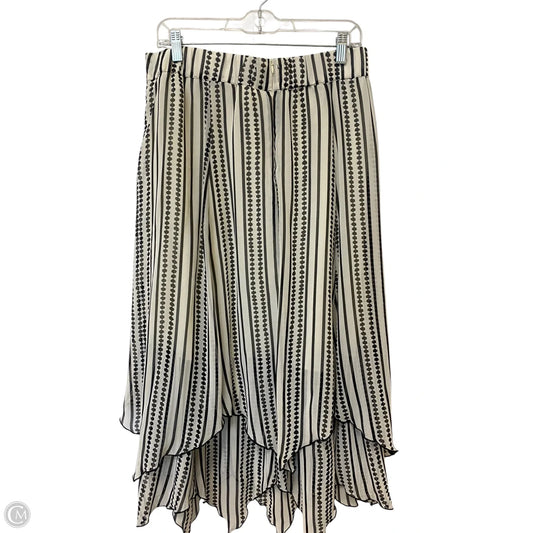 Skirt Maxi By Chicos In Black & White, Size: S