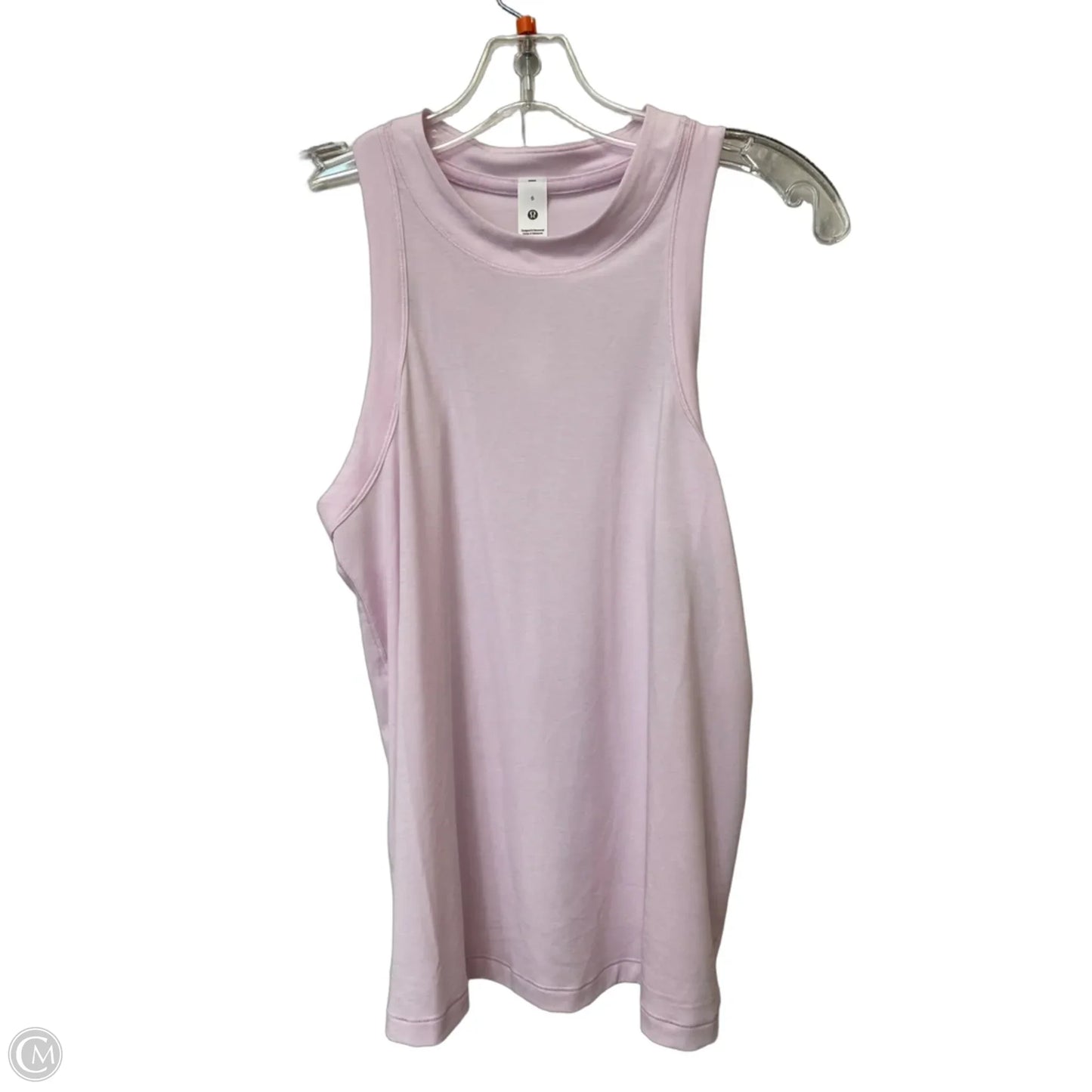 Athletic Tank Top By Lululemon In Pink, Size: 6