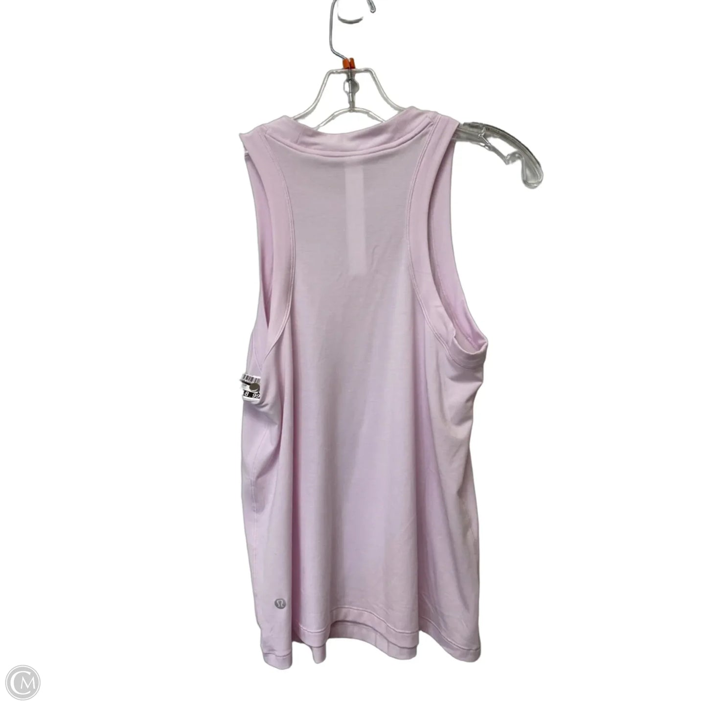 Athletic Tank Top By Lululemon In Pink, Size: 6