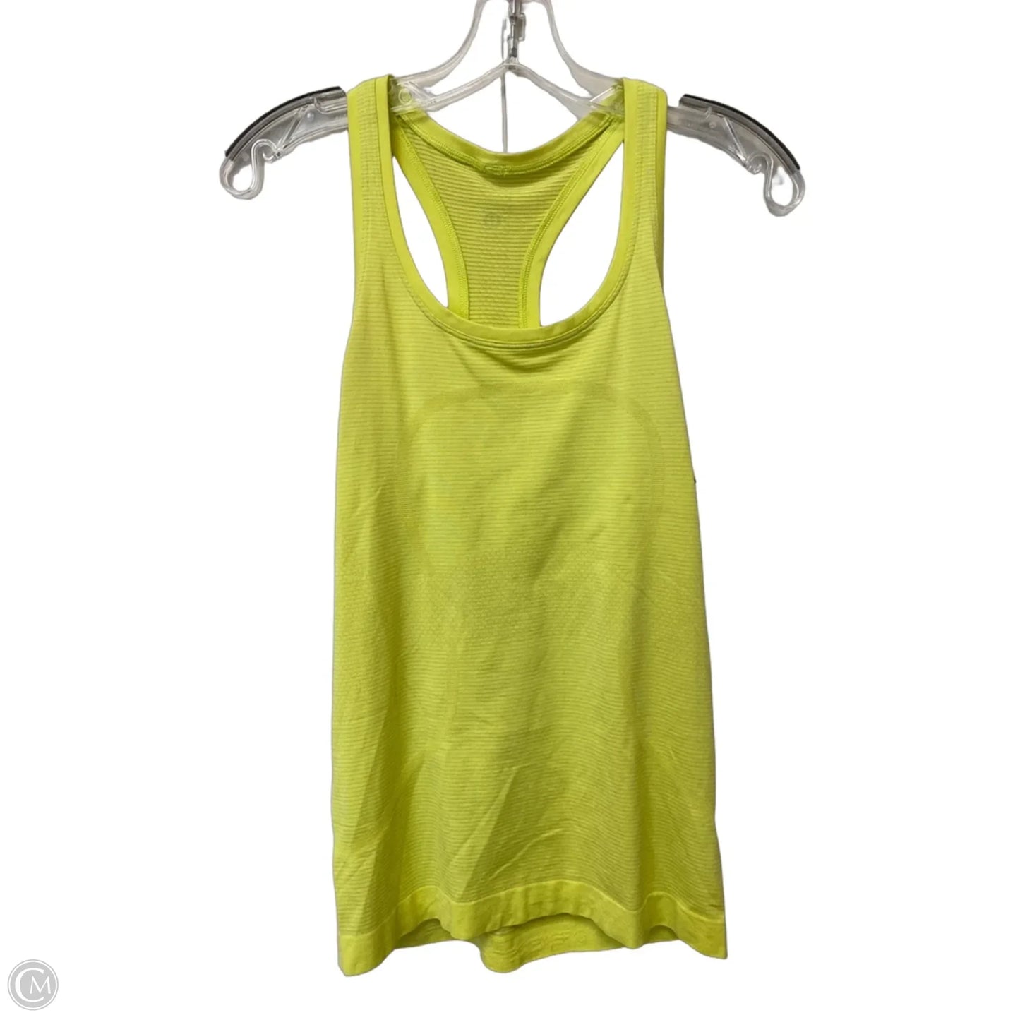 Athletic Tank Top By Lululemon In Yellow, Size: 6
