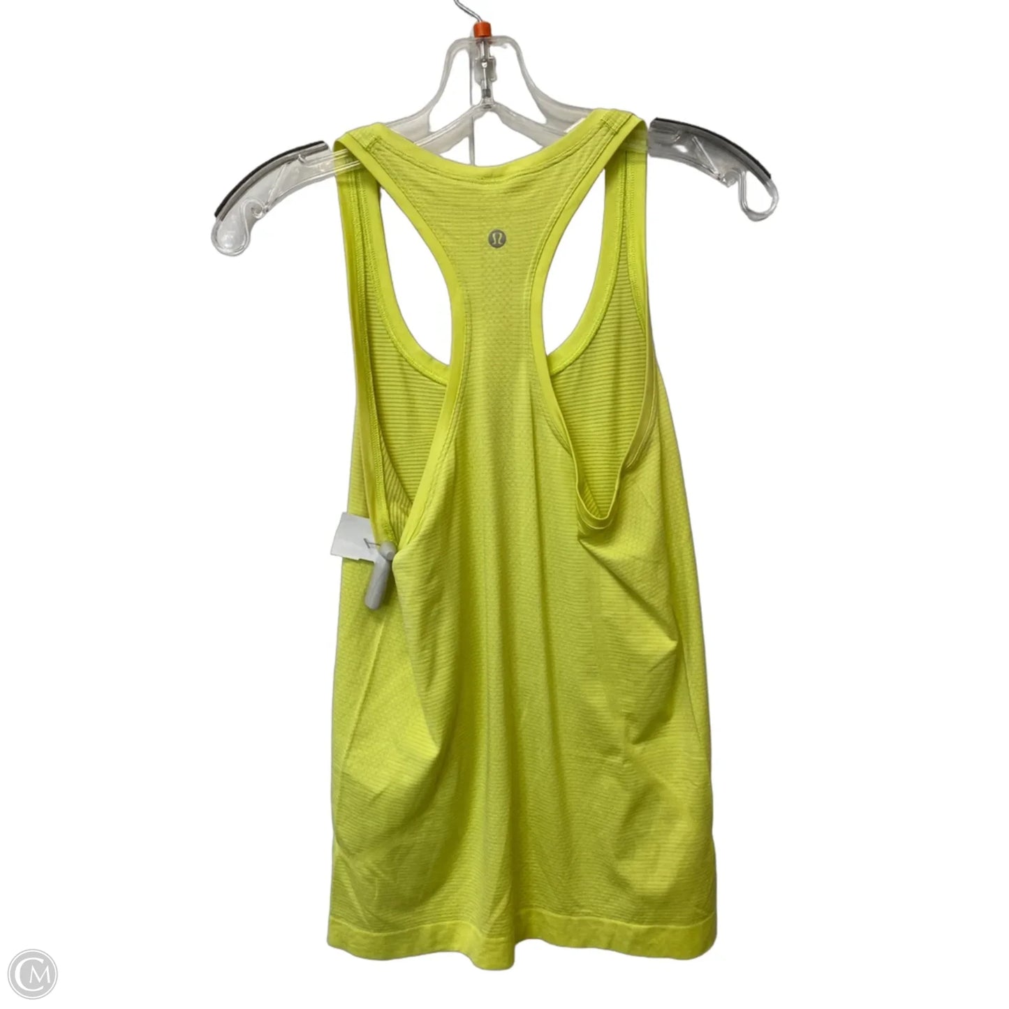 Athletic Tank Top By Lululemon In Yellow, Size: 6