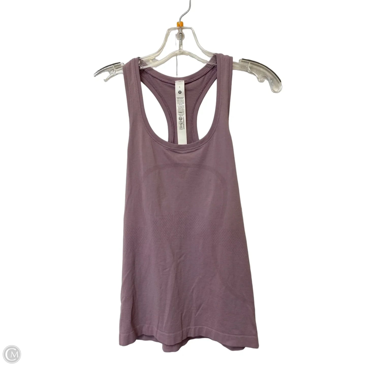 Athletic Tank Top By Lululemon In Purple, Size: 6