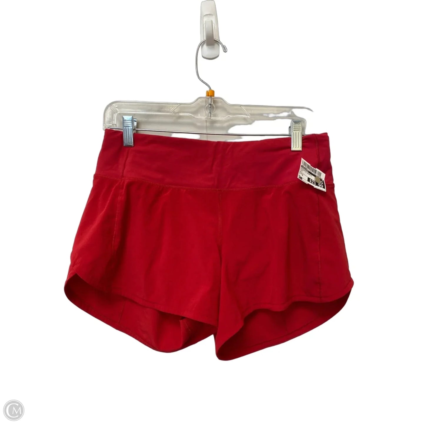 Athletic Shorts By Lululemon In Red, Size: 6