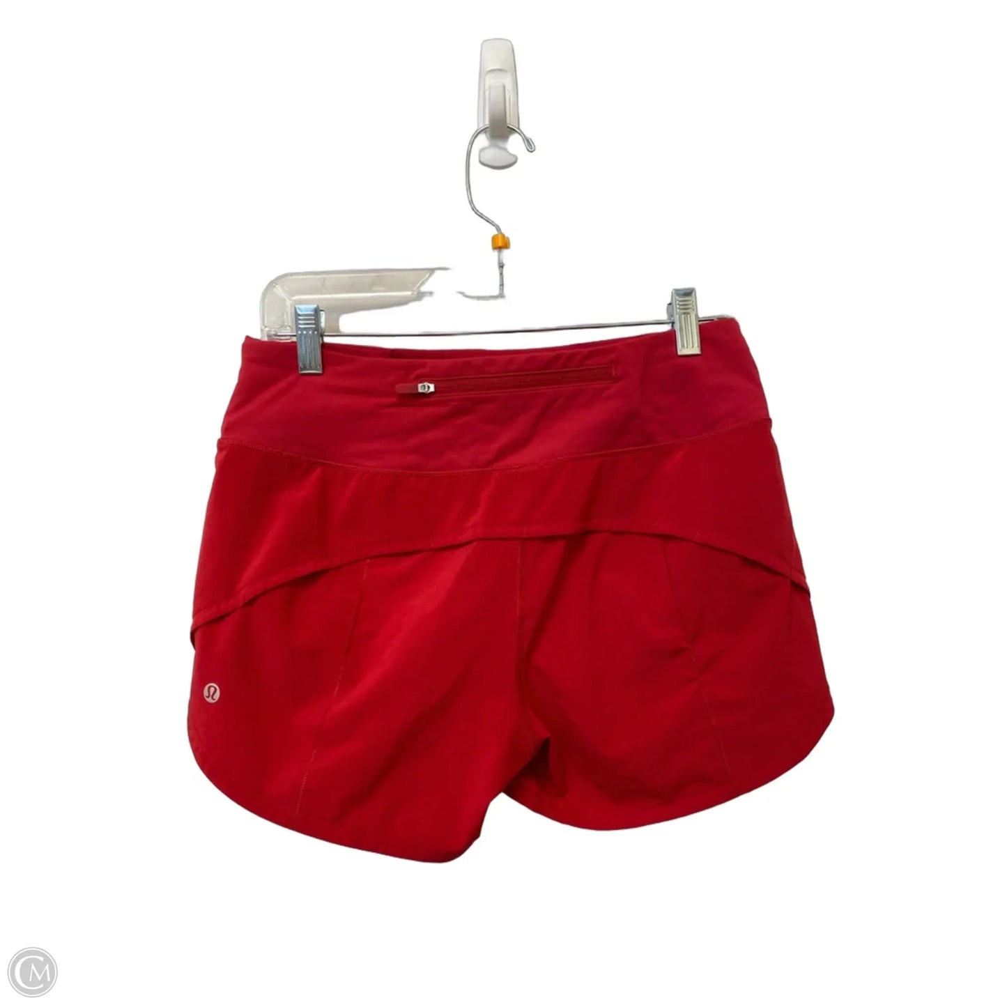 Athletic Shorts By Lululemon In Red, Size: 6