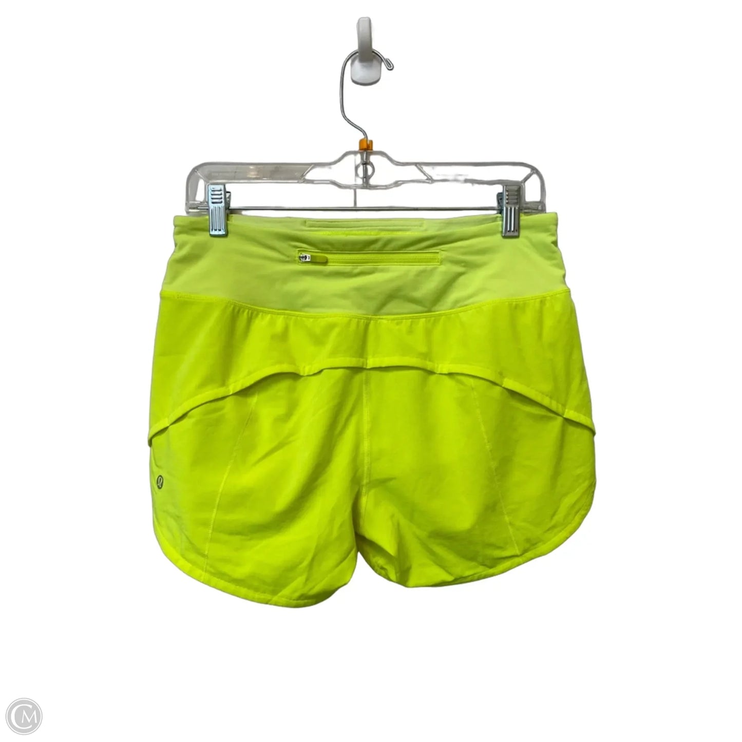 Athletic Shorts By Lululemon In Yellow, Size: 6