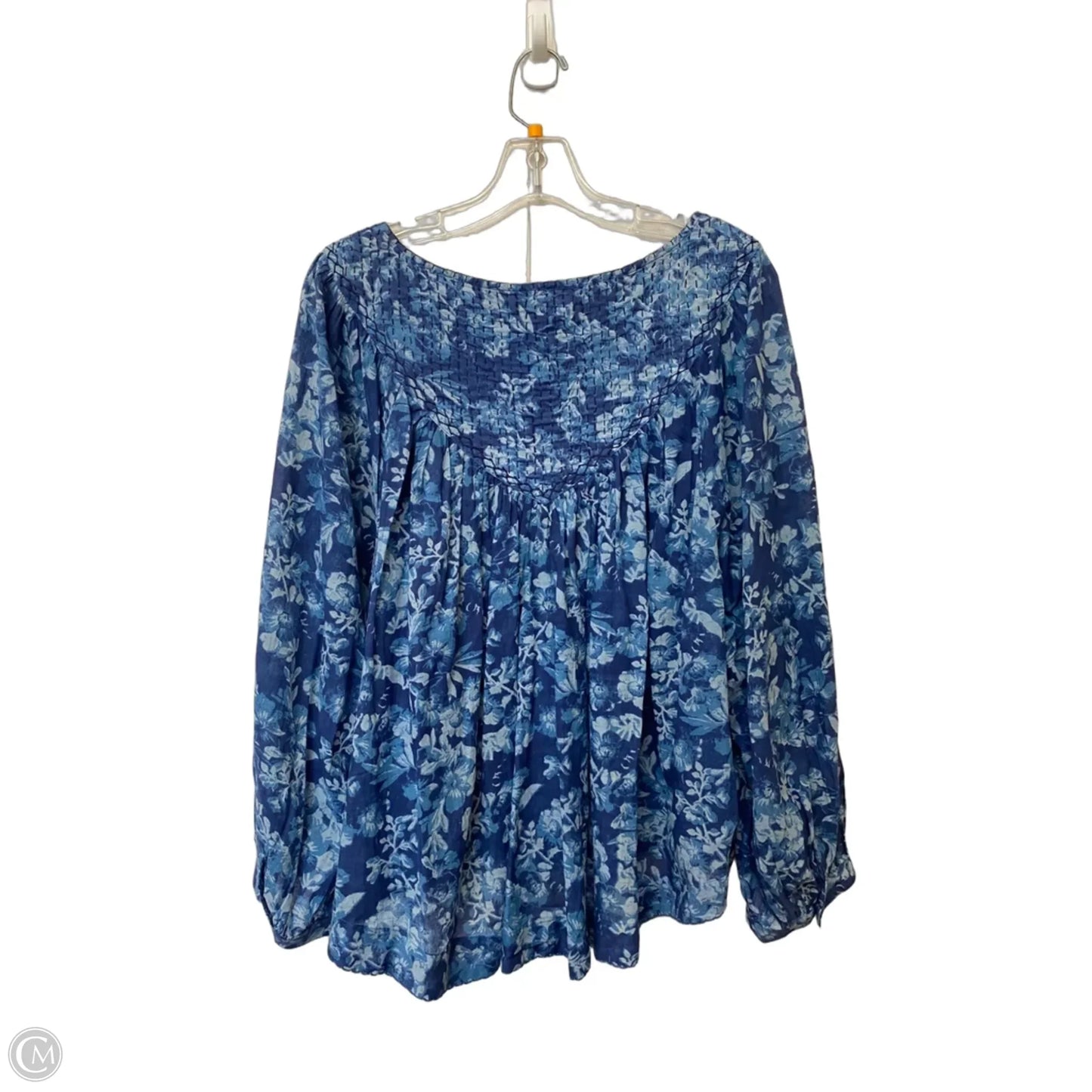 Top Long Sleeve By We The Free In Blue, Size: M