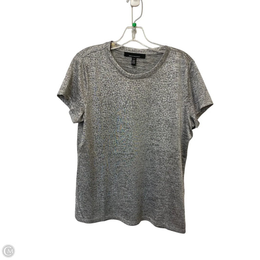 Top Short Sleeve By White House Black Market In Grey, Size: L