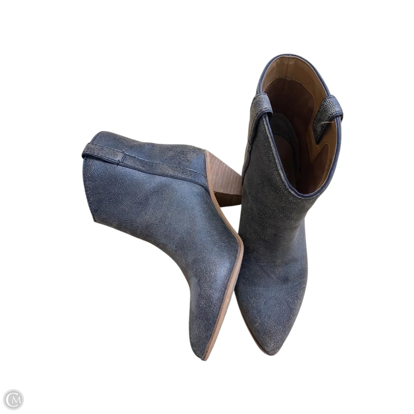 Boots Ankle Heels By Frye And Co In Grey, Size: 6.5