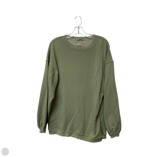 Top Long Sleeve By Aerie In Green, Size: Xs