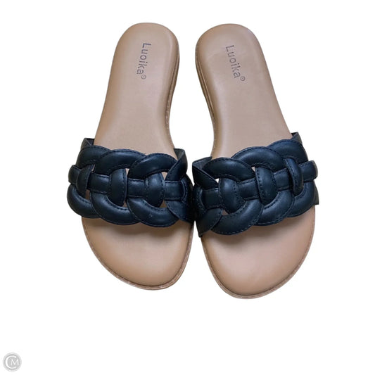 Shoes Flats By Clothes Mentor In Tan, Size: