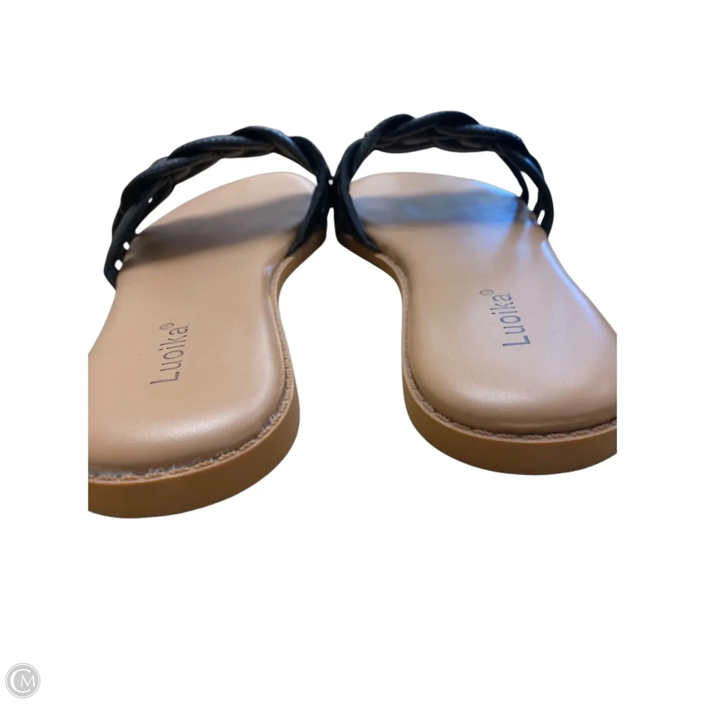 Shoes Flats By Clothes Mentor In Tan, Size: