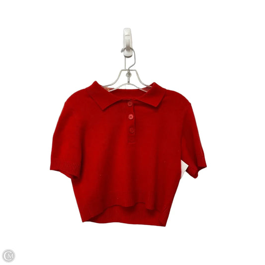 Top Short Sleeve By House Of Harlow In Red, Size: S