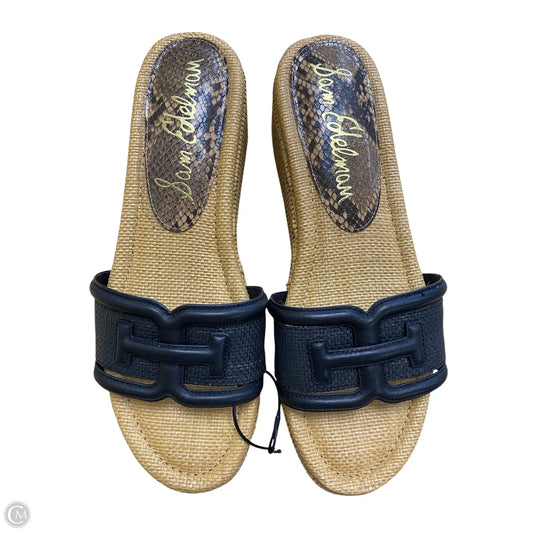 Sandals Heels Platform By Sam Edelman In Tan, Size: 9.5