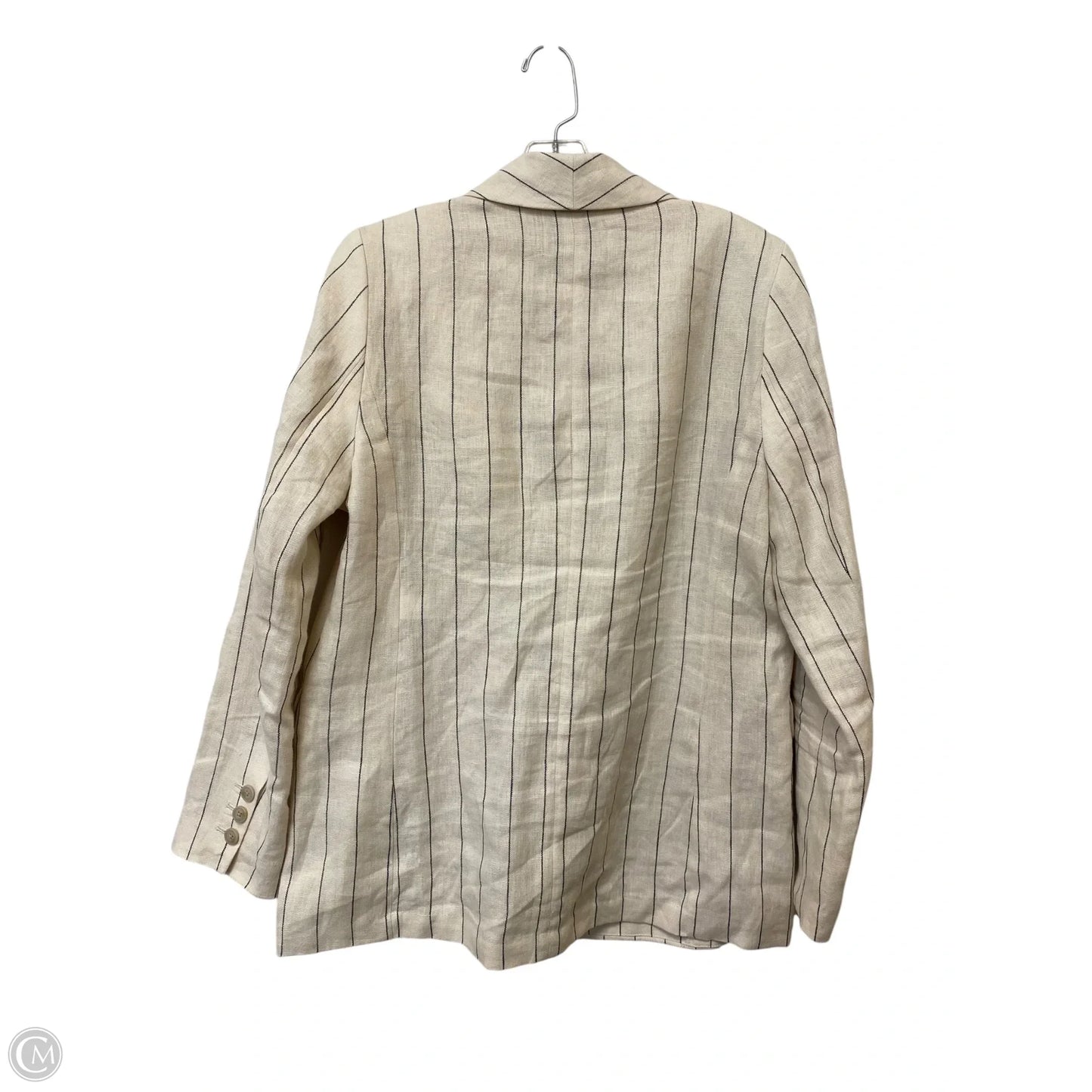Top 2pc Long Sleeve By Banana Republic In Striped Pattern, Size: 8