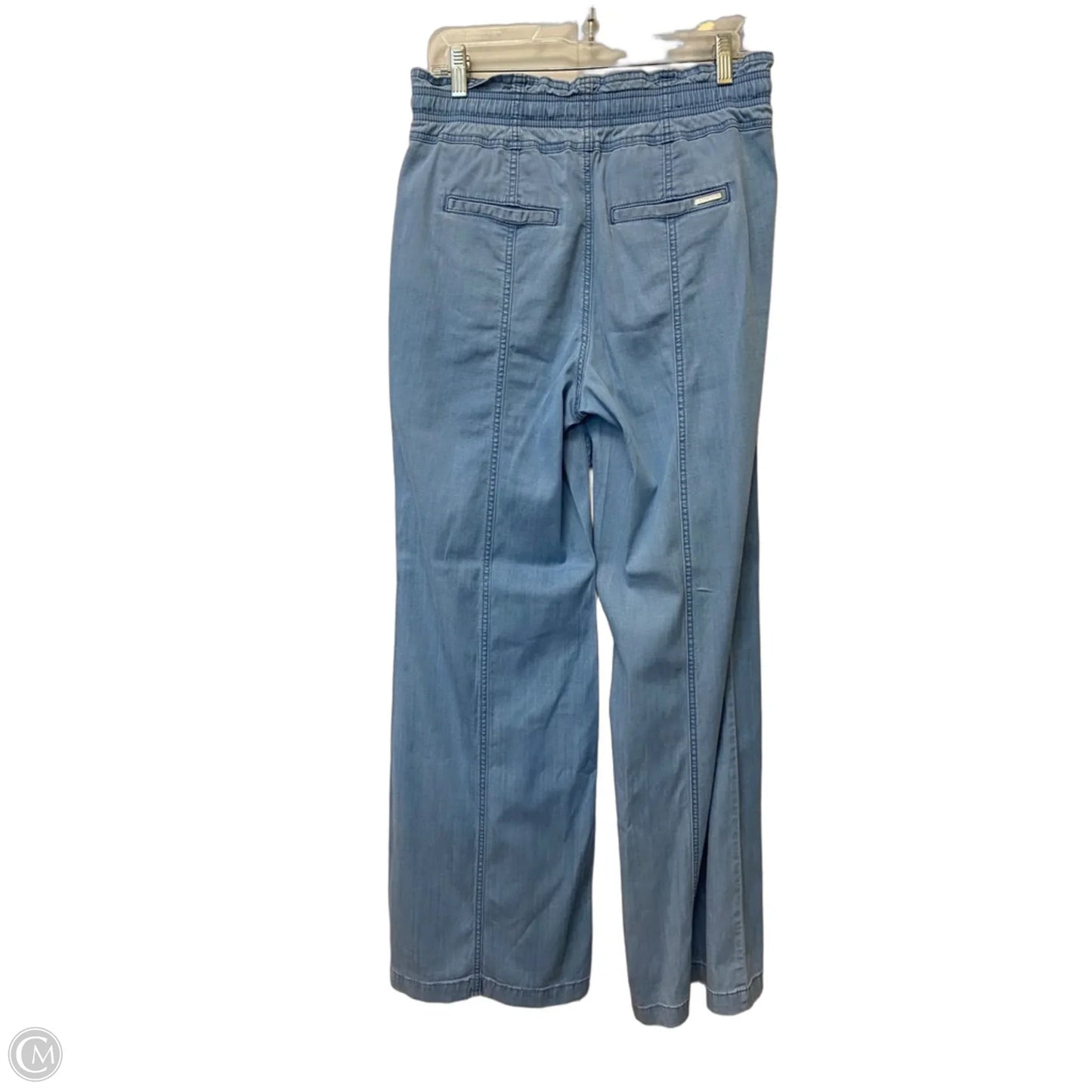 Jeans Wide Leg By White House Black Market In Blue Denim, Size: 8