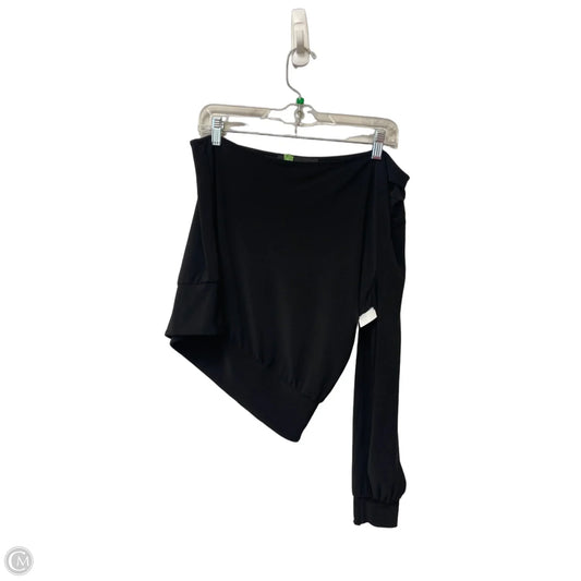 Top Long Sleeve By White House Black Market In Black, Size: M