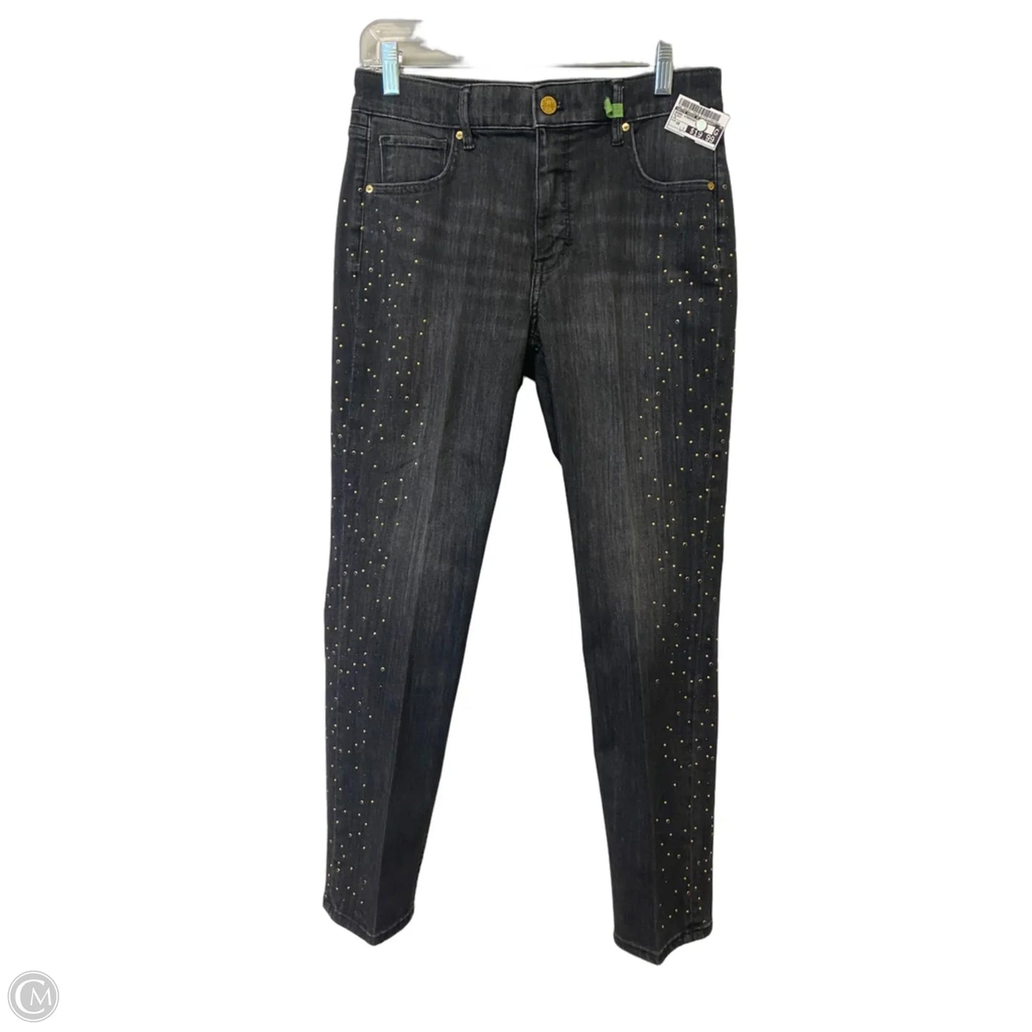 Jeans Straight By White House Black Market In Black, Size: 10