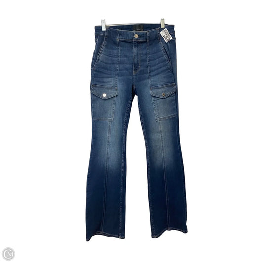 Jeans Flared By White House Black Market In Blue Denim, Size: 8