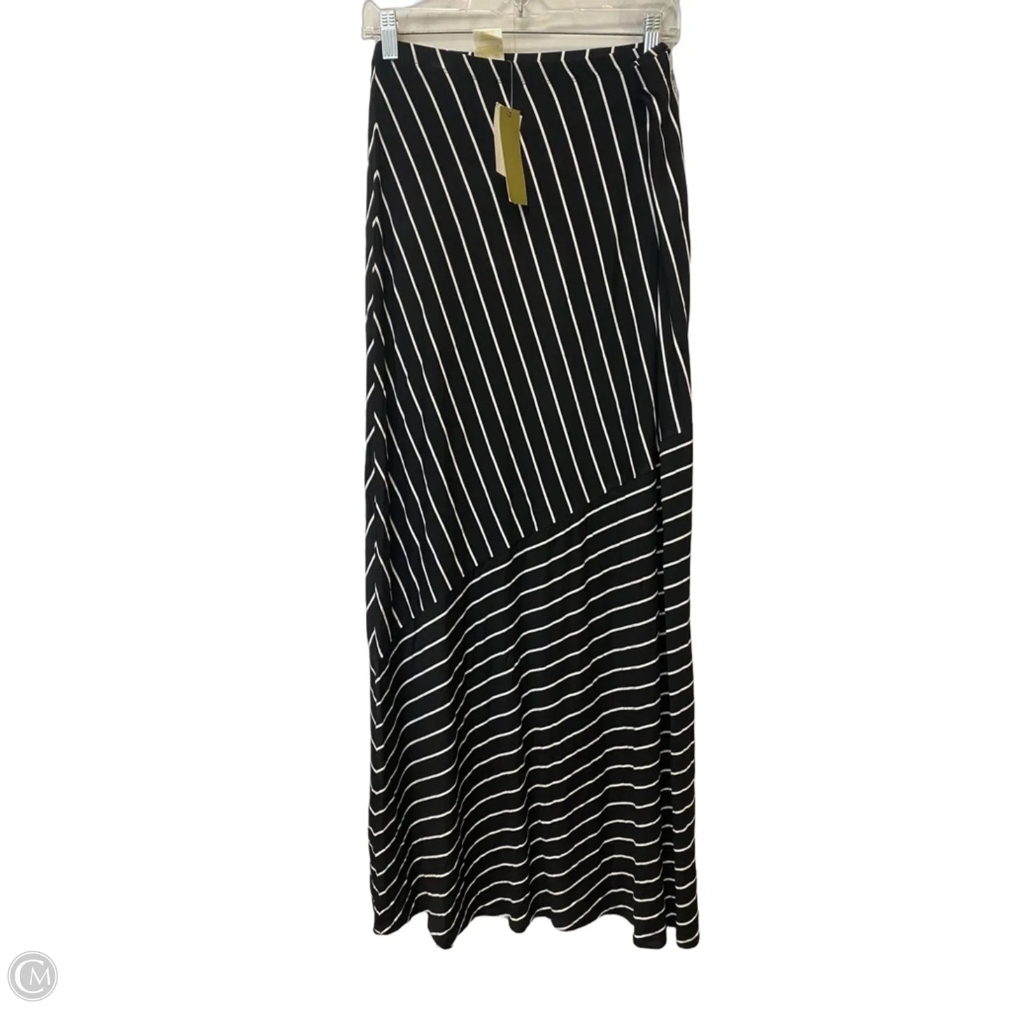 Skirt Maxi By Matty M In Black & White, Size: Xl