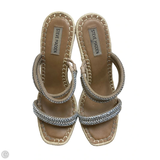 Shoes Heels Block By Steve Madden In Tan, Size: 9