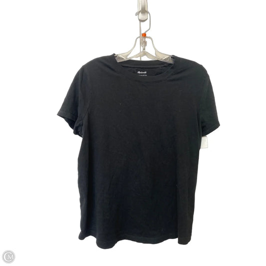 Top Short Sleeve By Madewell In Black, Size: L