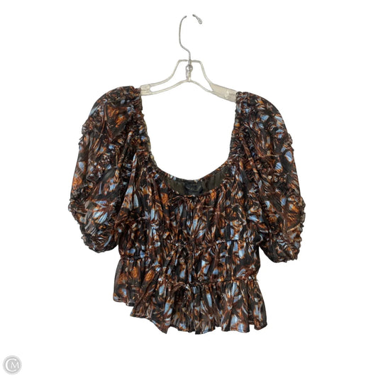 Top Short Sleeve By House Of Harlow In Multi-colored, Size: S