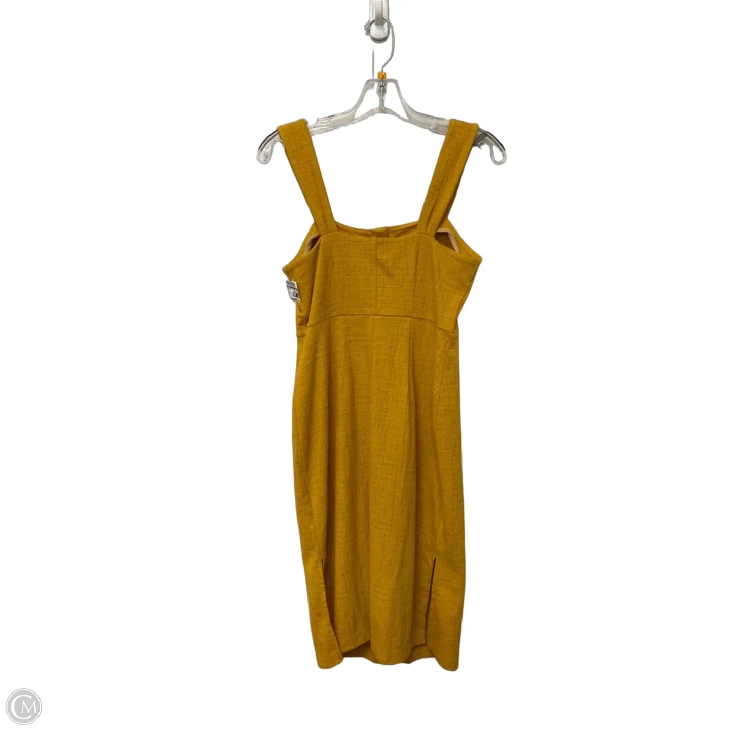 Dress Party Midi By Madewell In Yellow, Size: Xs